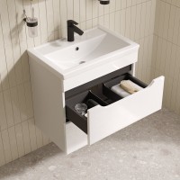 Тумба под раковину Iddis Ray RAY60W0i95, 60 см подвесная, белый