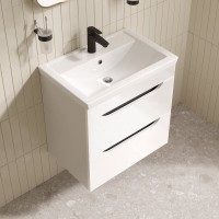 Тумба под раковину Iddis Ray RAY60W0i95, 60 см подвесная, белый