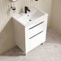 Тумба под раковину Iddis Ray RAY60WFi95, 60 см напольная, белый
