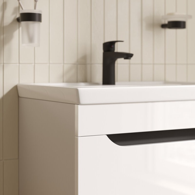 Тумба под раковину Iddis Ray RAY60WFi95, 60 см напольная, белый