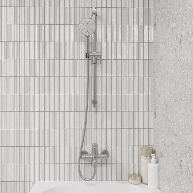 Душевая штанга Iddis Ray RAY70BCi17, 70 см, PVD-покрытие, хром матовый