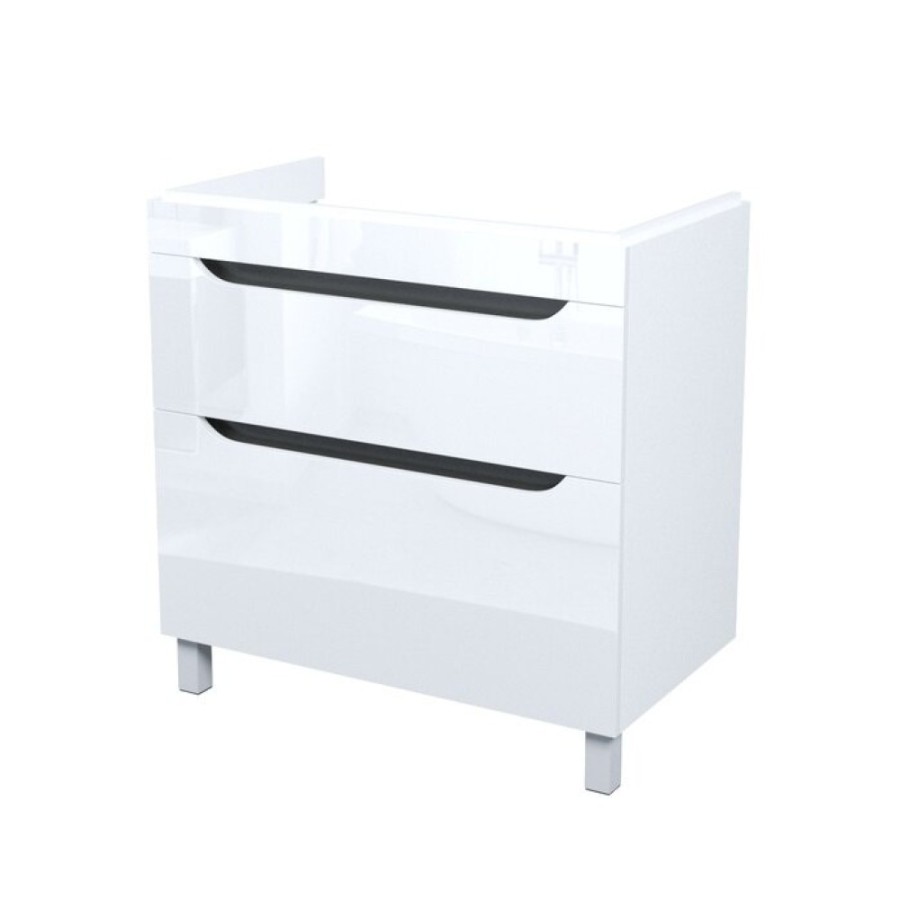 Тумба под раковину Iddis Ray RAY80WFi95, 80 см напольная, белый