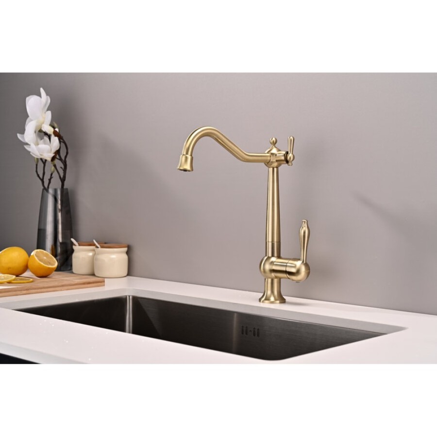 Смеситель Paulmark Retro Re213226-BR для кухонной мойки, под фильтр, бронза