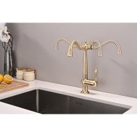 Смеситель Paulmark Retro Re213226-BR для кухонной мойки, под фильтр, бронза