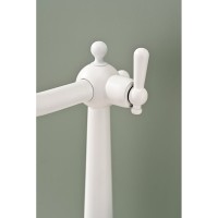 Смеситель Paulmark Retro Re213226-WH для кухонной мойки, под фильтр, белый матовый