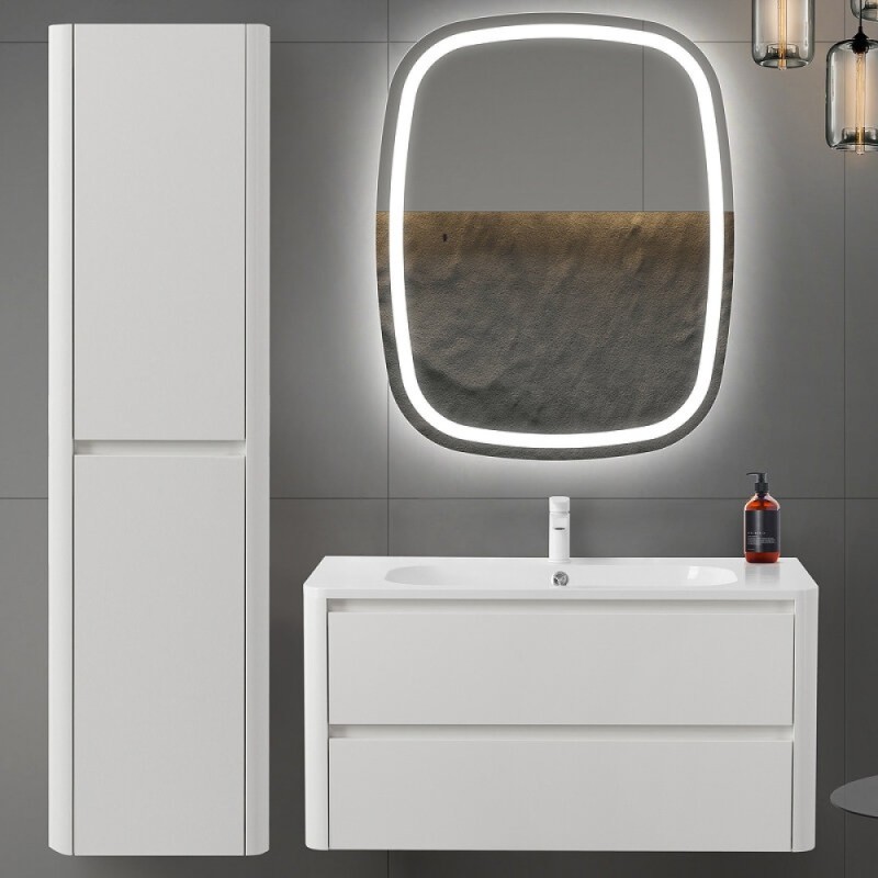 Пенал Cezares Relax-1500-2A-SO-BL, 40 см, подвесной, Bianco Lucido