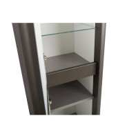 Пенал Cezares Relax-1500-2A-SO-GM, 40 см, подвесной, оружейная сталь