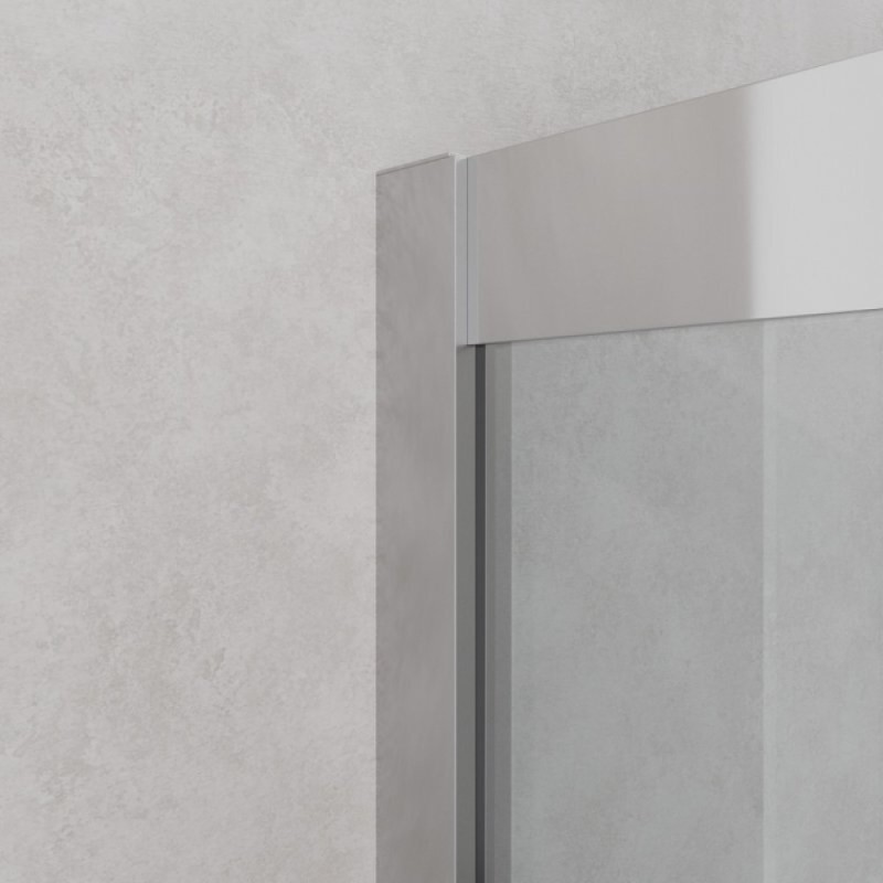 Душевой уголок Cezares RELAX-304-A-2-100-C-CR, 100 х 100 см, стекло прозрачное, профиль хром