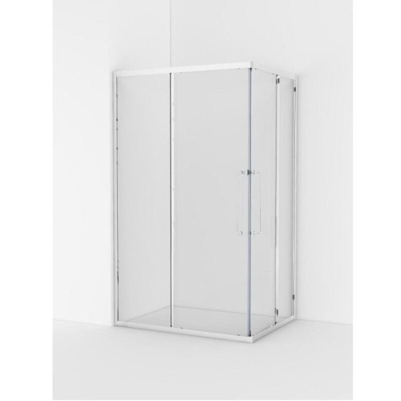 Душевой уголок Cezares RELAX-304-AH-2-120/90-C-CR, 120 х 90 см, стекло прозрачное, профиль хром