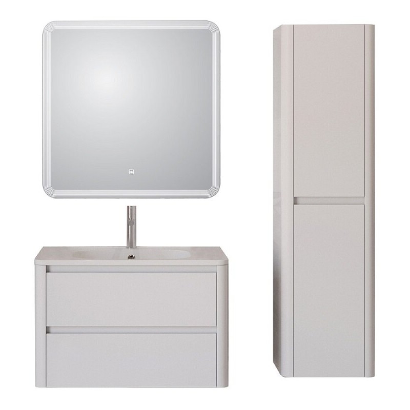 Тумба под раковину Cezares Relax-800-2C-SO-BL, 80 см, подвесная, Bianco Lucido