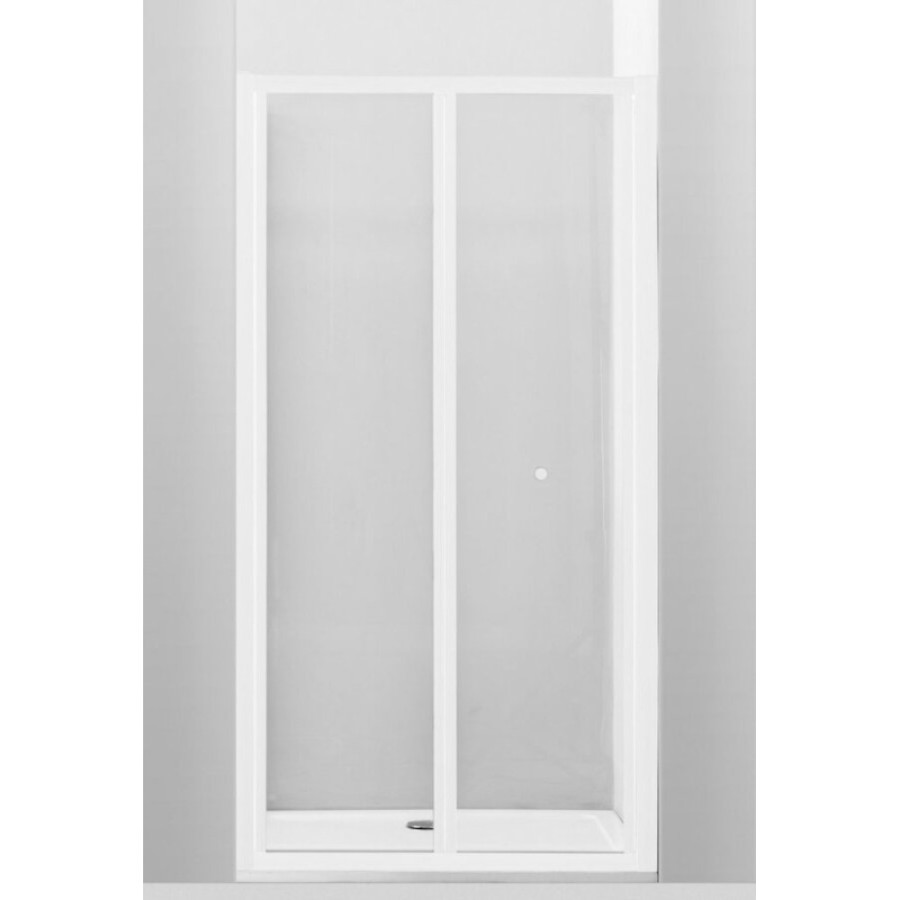 Душевая дверь Cezares Relax-90-C-Bi, 90 см, стекло прозрачное, профиль белый