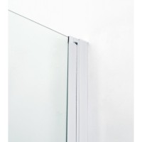 Душевая дверь в нишу Cezares Relax RELAX-B-2-180-C-Bi, 180 х 185 см, стекло прозрачное, цвет профиля белый