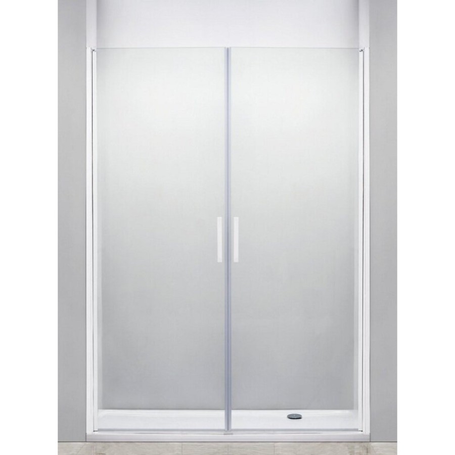 Душевая дверь в нишу Cezares Relax RELAX-B-2-180-C-Bi, 180 х 185 см, стекло прозрачное, цвет профиля белый