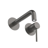 Смеситель для раковины Cezares RELAX-BLI2-1-GM-W0, оружейная сталь