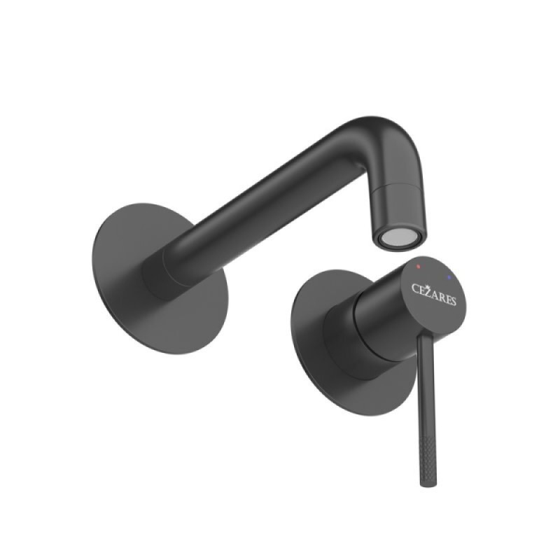Смеситель для раковины Cezares RELAX-BLI2-1-NOP-W0, черный матовый
