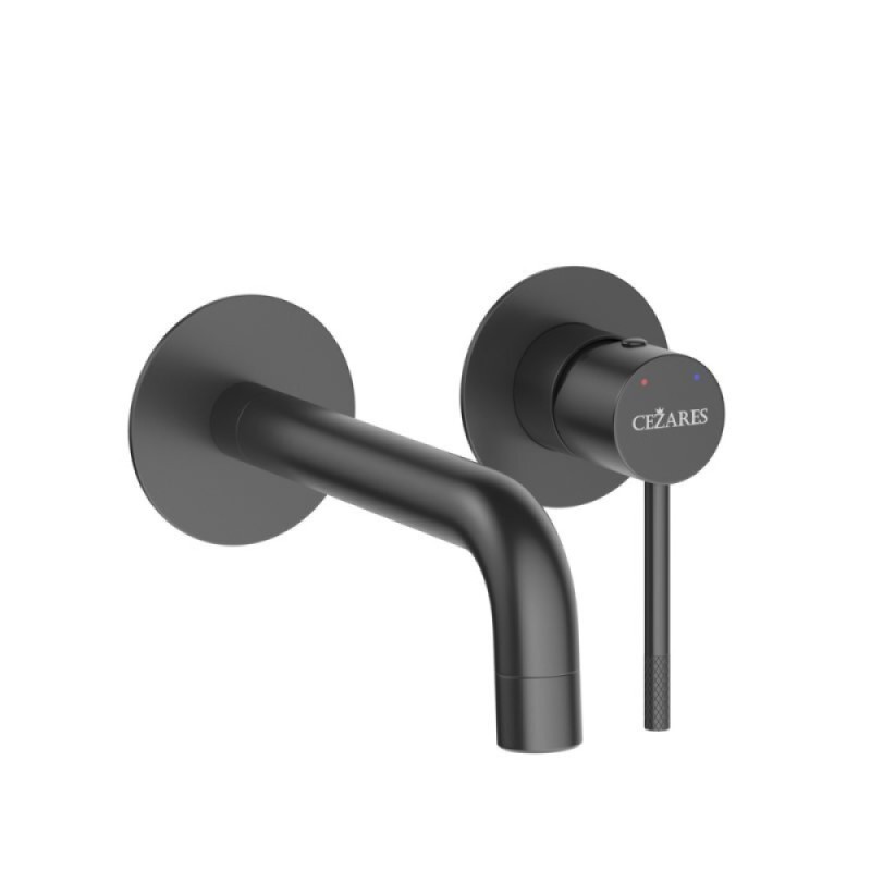 Смеситель для раковины Cezares RELAX-BLI2-1-NOP-W0, черный матовый