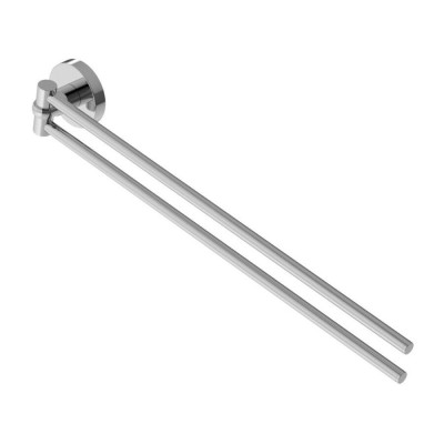 Полотенцедержатель двойной Cezares Relax-THD-S-01, 40 см, поворотный, хром