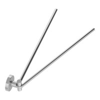 Полотенцедержатель двойной Cezares Relax-THD-S-01, 40 см, поворотный, хром