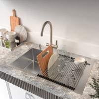 Ролл-мат для кухонной мойки Iddis Kitchen ROL35SRi59 Line, хром, черный