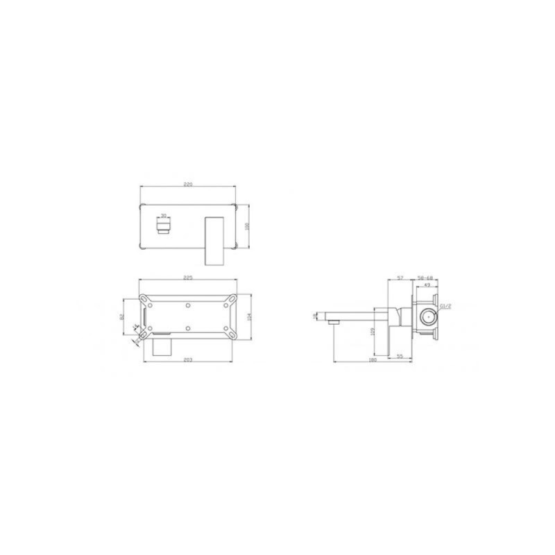 Смеситель для раковины BelBagno Romano ROM-BLM-CRM, хром