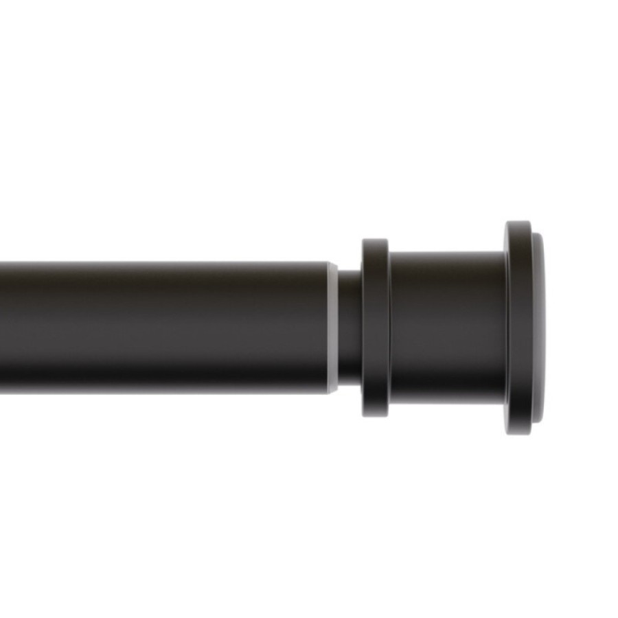 Карниз для ванны Iddis Elegante RSB0120i14, 110-200 см, черный матовый