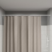 Карниз для ванны Iddis Elegante RSW0120i14, 110-200 см, белый матовый