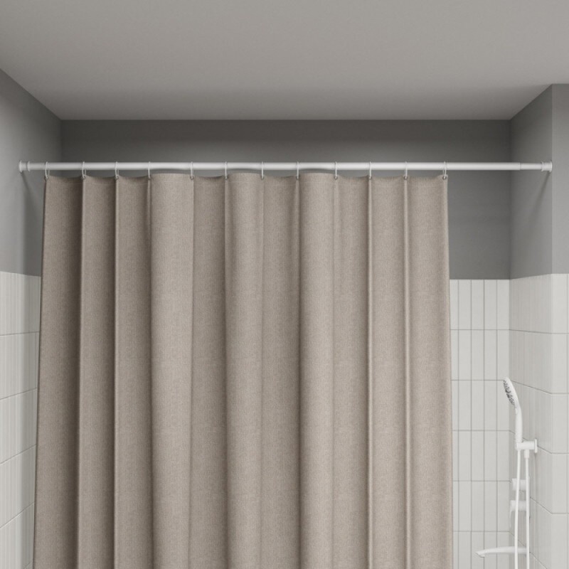 Карниз для ванны Iddis Elegante RSW0120i14, 110-200 см, белый матовый