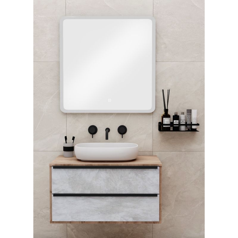 Зеркало Runo Руан 80 00-00001289 с подсветкой с сенсорным выключателем