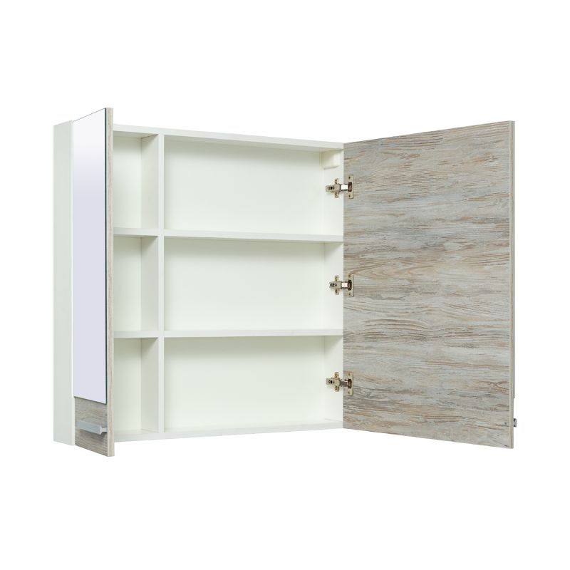 Зеркальный шкаф Runo правый Вудлайн 85 00-00001007 Дуб скандинавский