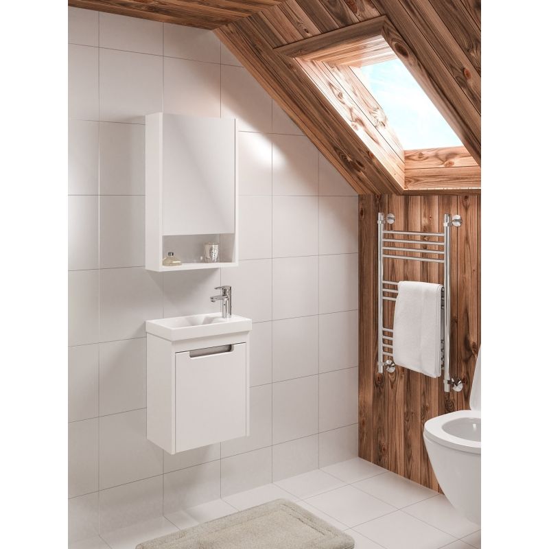 Тумба под раковину Runo Микра 40 R 00000001078 подвесная Белая