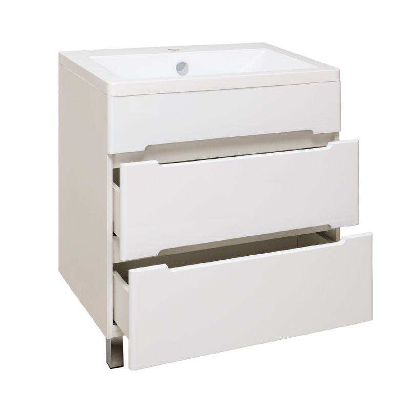 Тумба под раковину Runo Парма 60 00000001139 Белая