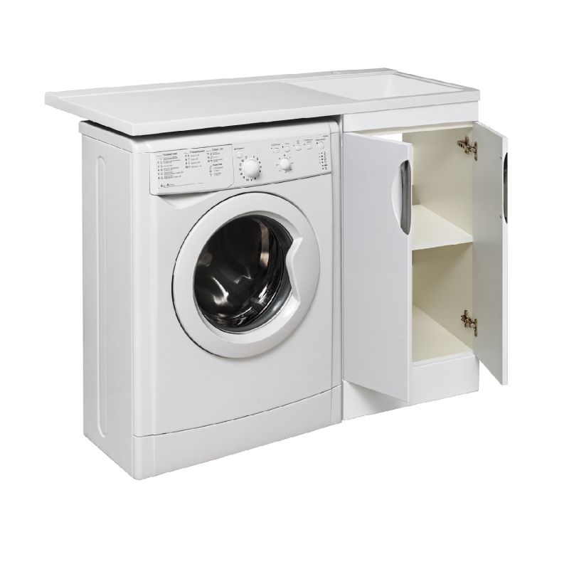 Тумба под раковину Runo Верона 65 00000001145 Белая