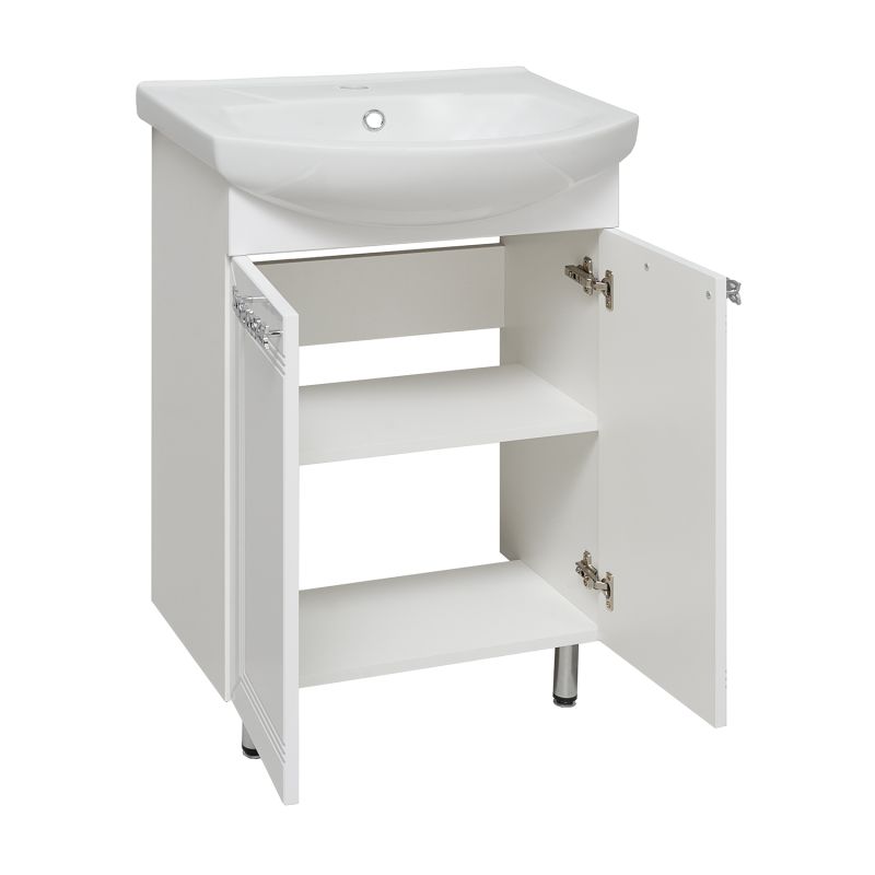 Тумба под раковину Runo Монро 55 00-00000457 Белая