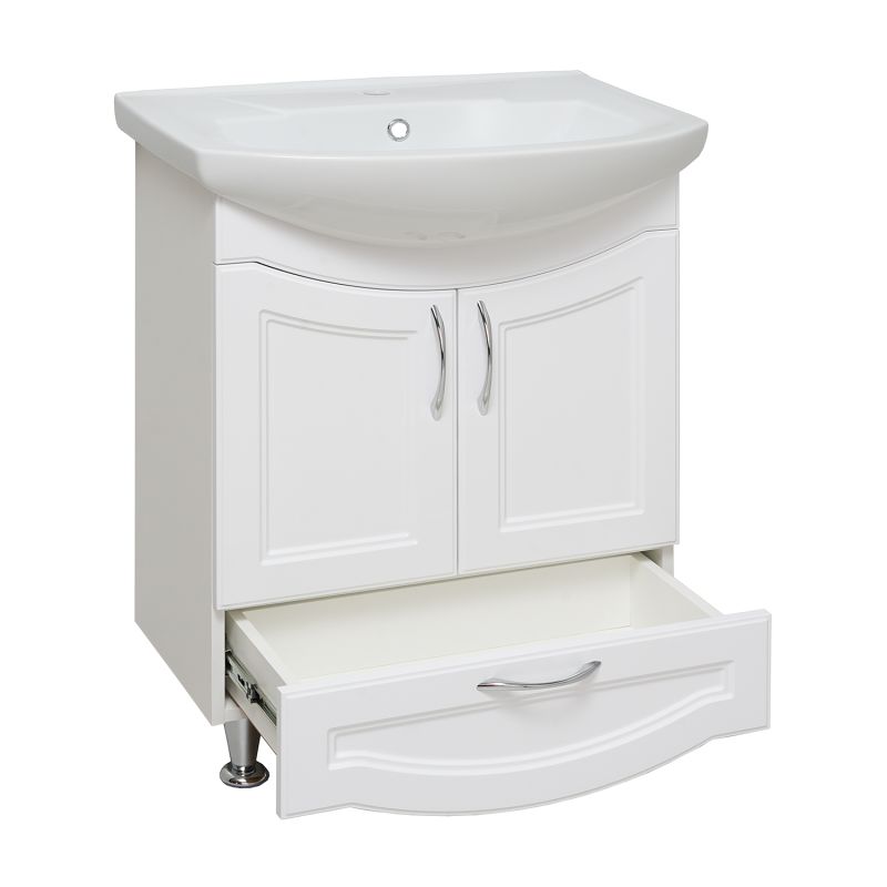 Тумба под раковину Runo Неаполь 65 00-00001033 Белая