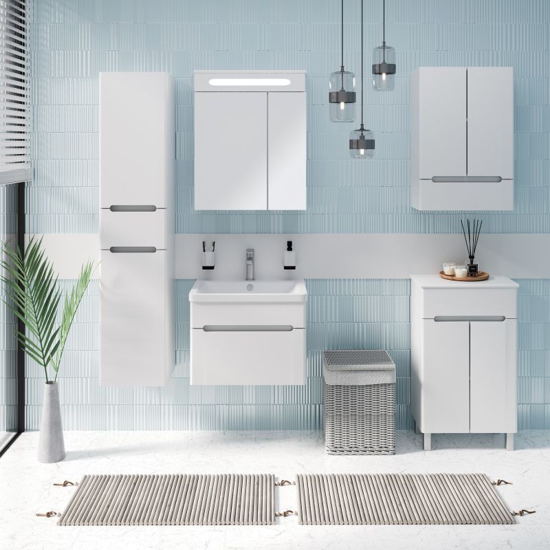 Тумба под раковину Runo Парма 60 00-00001038 Белая