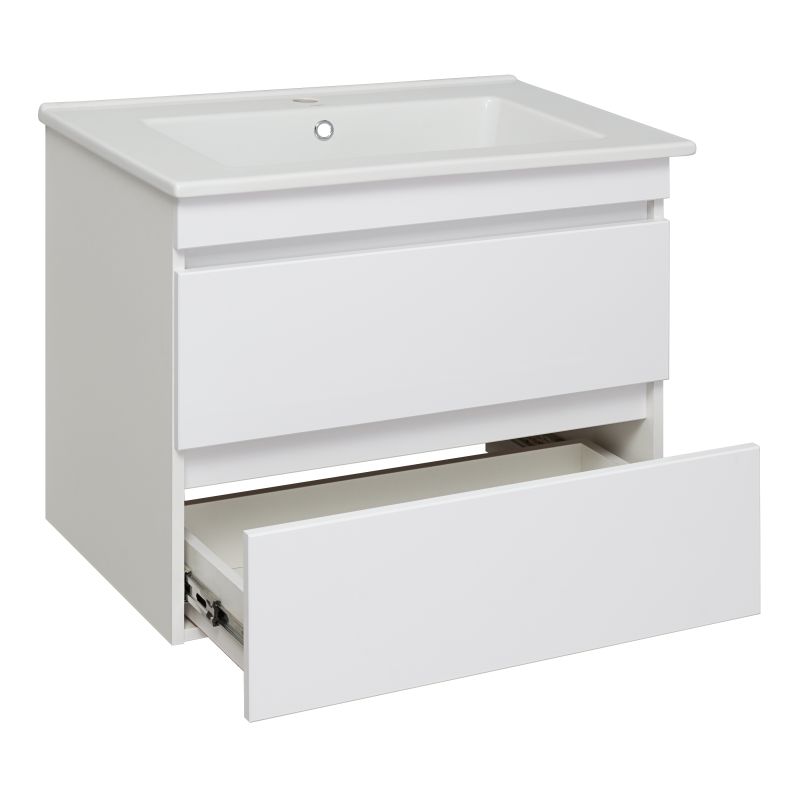 Тумба под раковину Runo Манхэттен 75 00-00001047 Белая