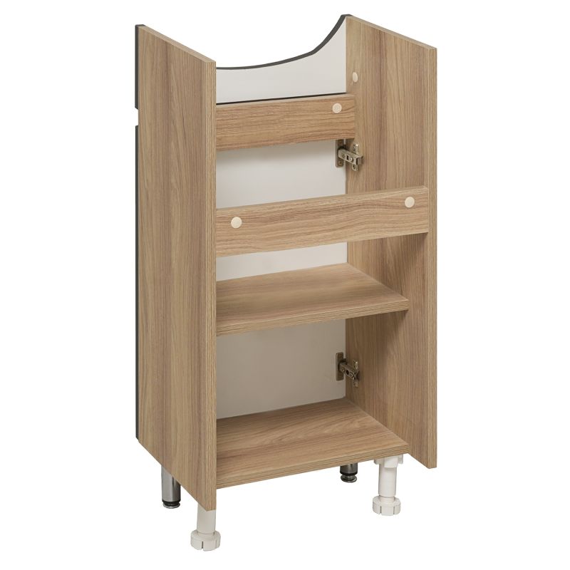 Тумба под раковину Runo Лада 40 00-00001195 Графит