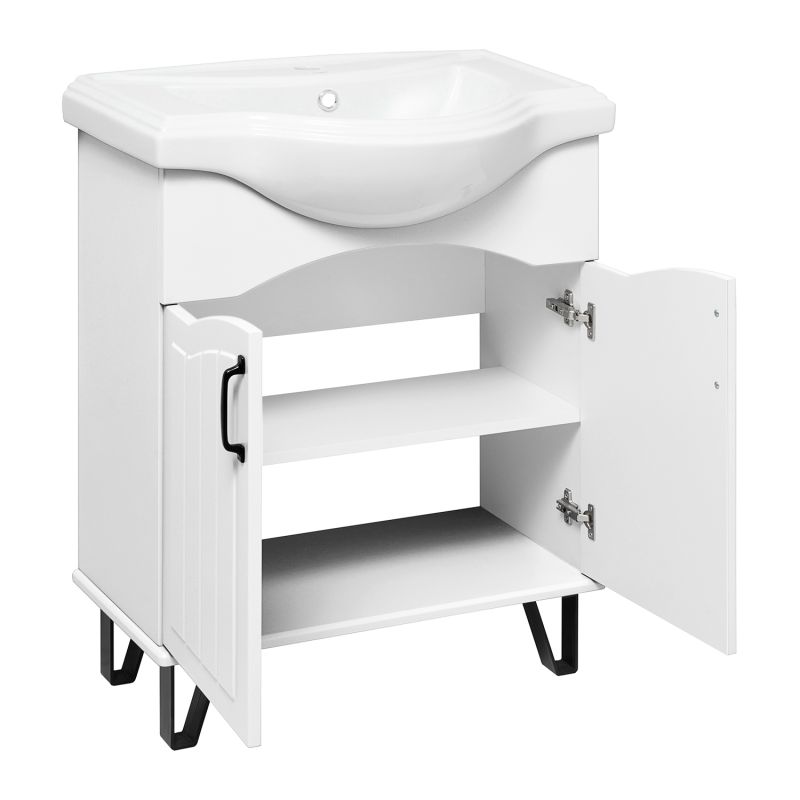 Тумба под раковину Runo Марсель 65 00-00001200 Белая