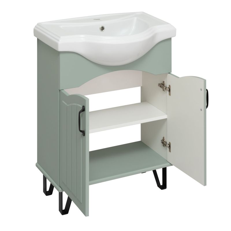 Тумба под раковину Runo Марсель 65 00-00001217 Мята
