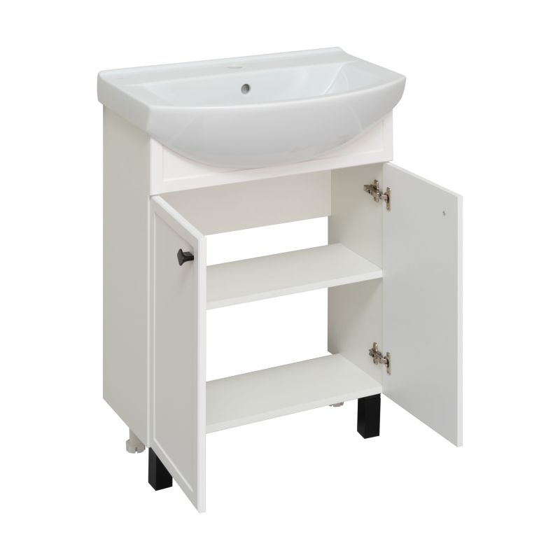 Тумба под раковину Runo Римини 65 00-00001254 Белая