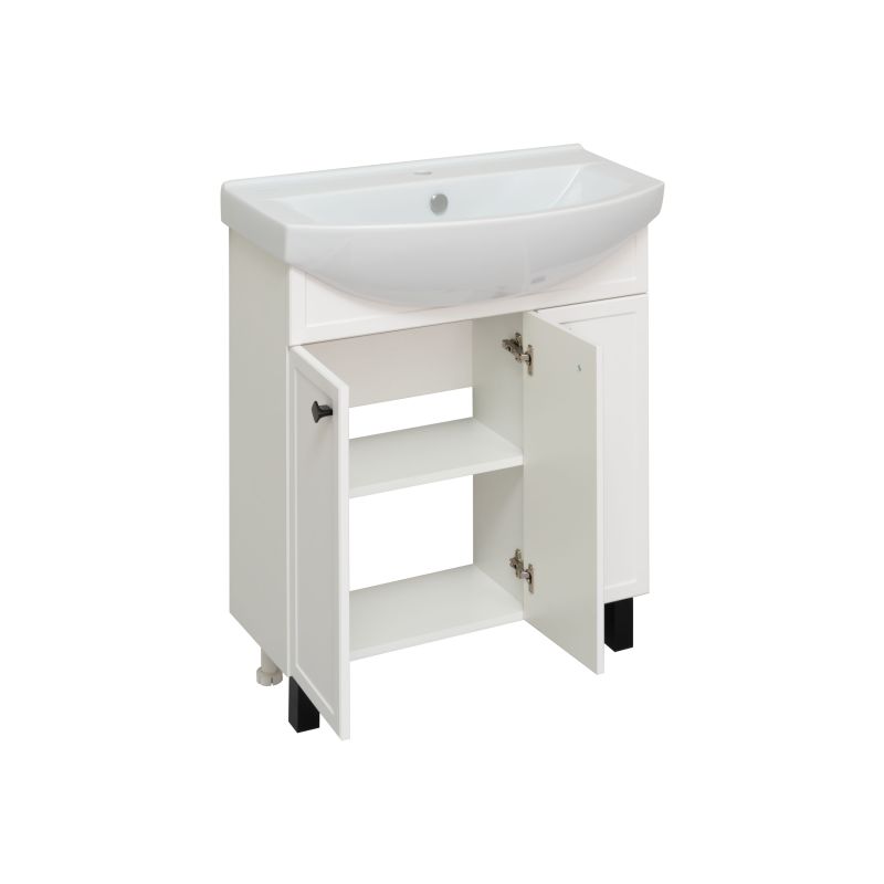 Тумба под раковину Runo Римини 75 00-00001255 Белая