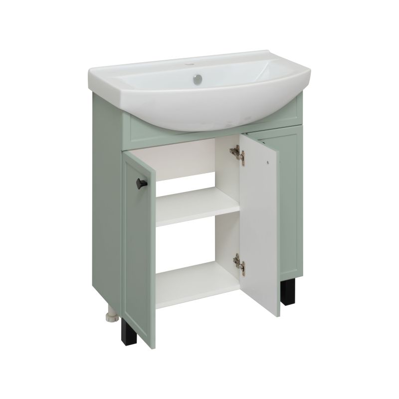 Тумба под раковину Runo Римини 75 00-00001275 Мята