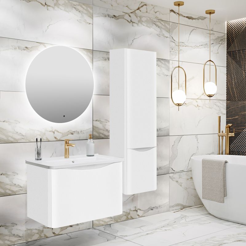 Тумба под раковину Runo Тоскана 60 00-00001412 Белая