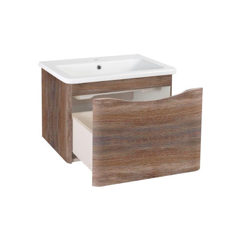 Тумба под раковину Runo Тоскана 60 00-00001414 Темное дерево