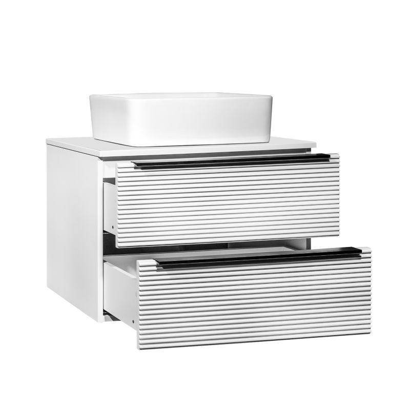 Тумба под раковину Runo Орлеан 70 00-00002023 подвесная Белая