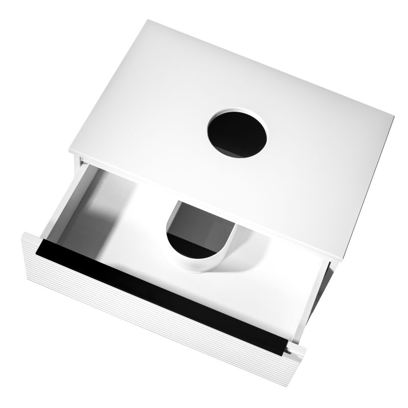 Тумба под раковину Runo Орлеан 70 00-00002023 подвесная Белая