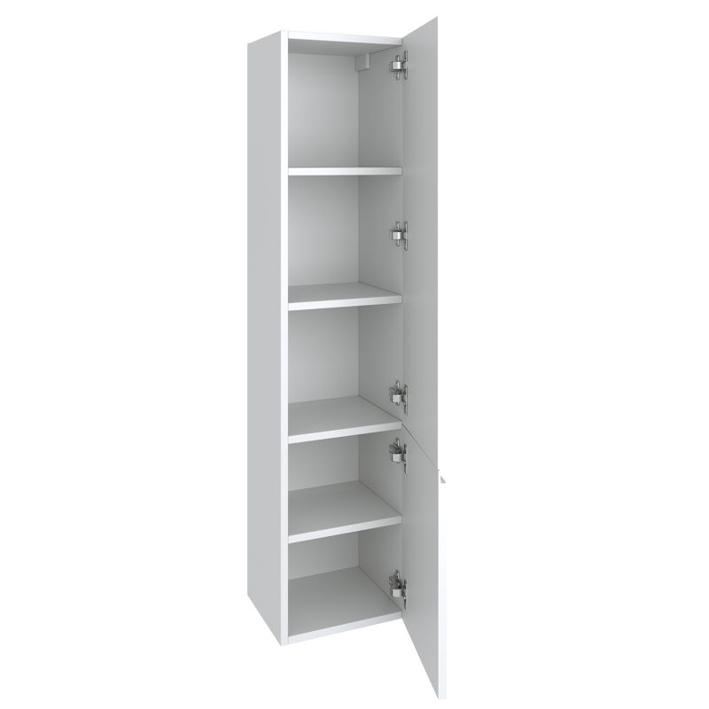 Шкаф пенал Runo Стокгольм 35 R 00-00001125 подвесной Белый