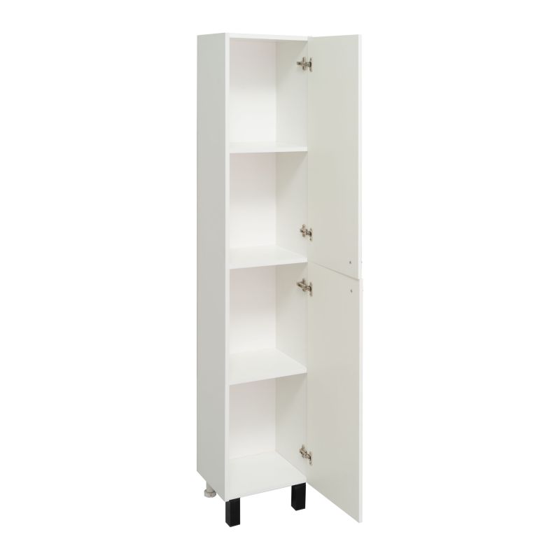 Шкаф пенал Runo Римини 35 R 00-00001253 Белый