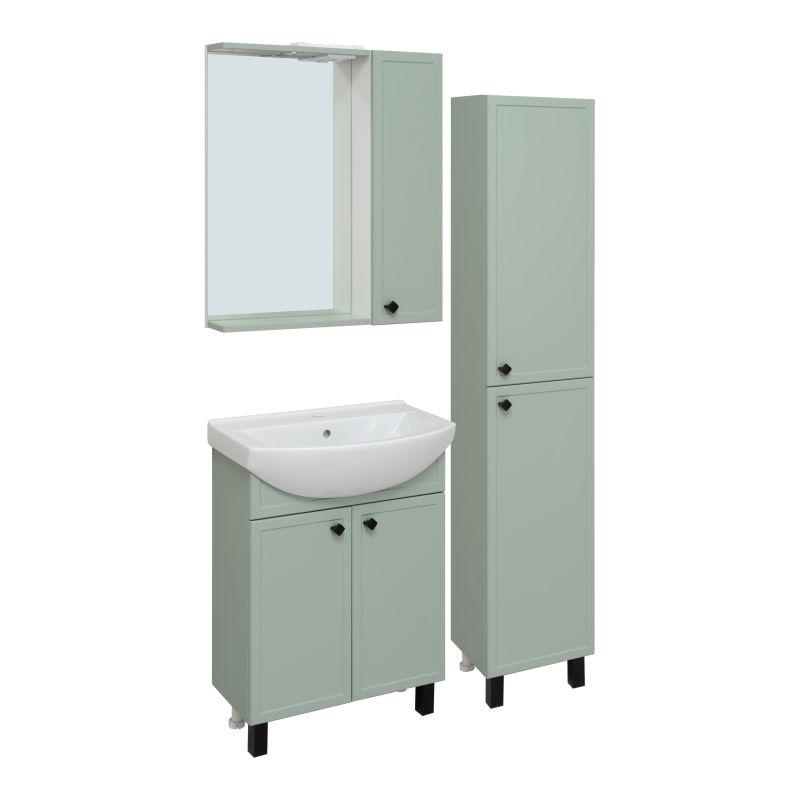 Шкаф пенал Runo Римини 35 R 00-00001271 Мята