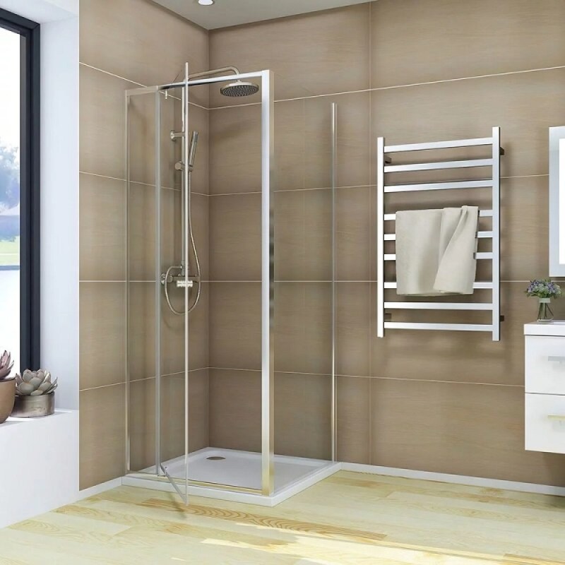 Душевой уголок Veconi Rovigo RV026-12090-01-C8, 120 x 90 см, стекло прозрачное, профиль хром